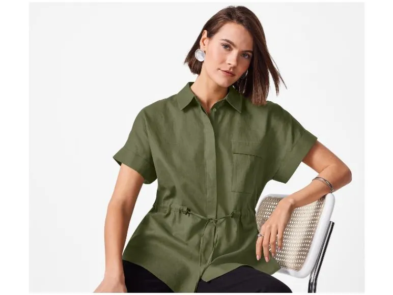 Linnen dames blouse<esmara® Best