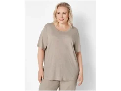 Linnen dames T-shirt - Plus size<esmara® Discount