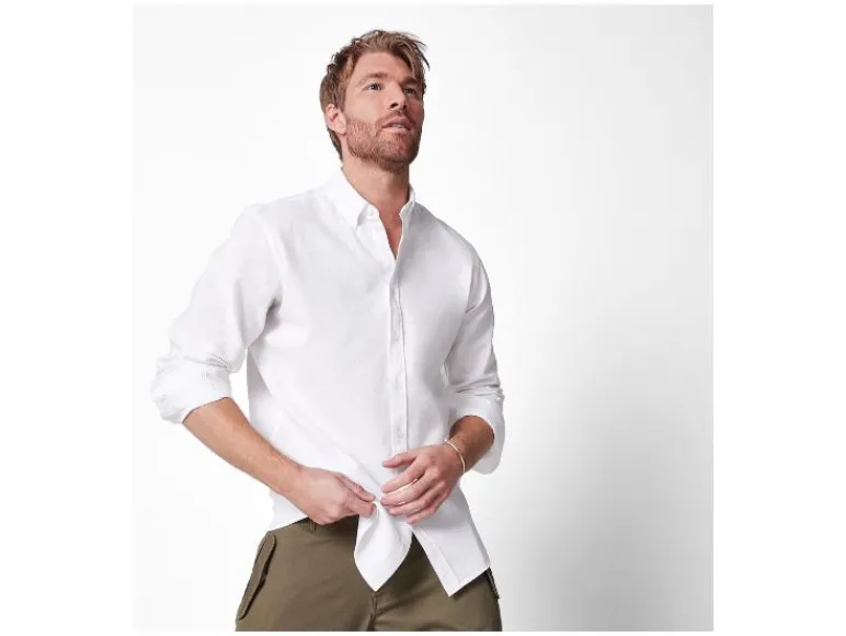 Linnen heren overhemd<esmara Men Outlet