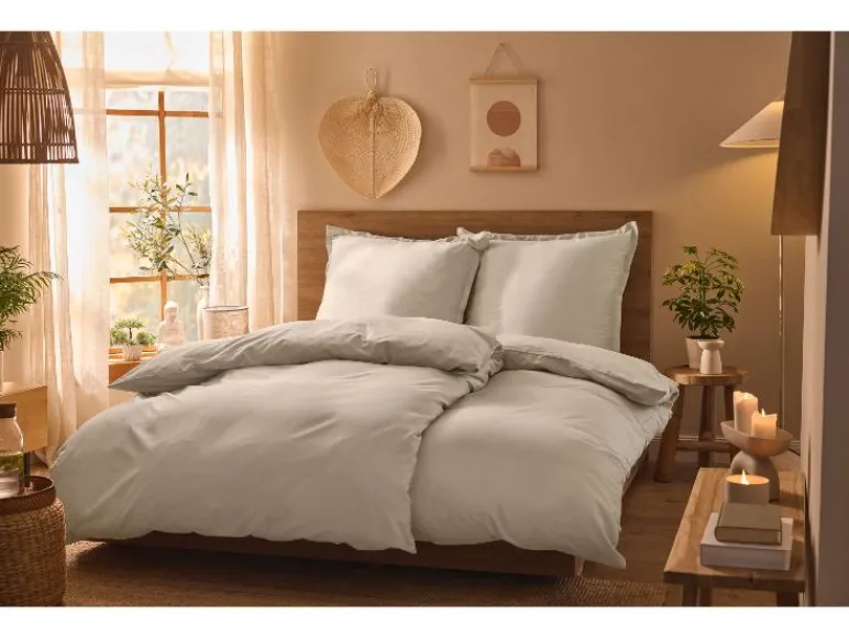 Lyocell satijnen dekbedovertrek 140 x 200 cm<LIVARNO home Outlet