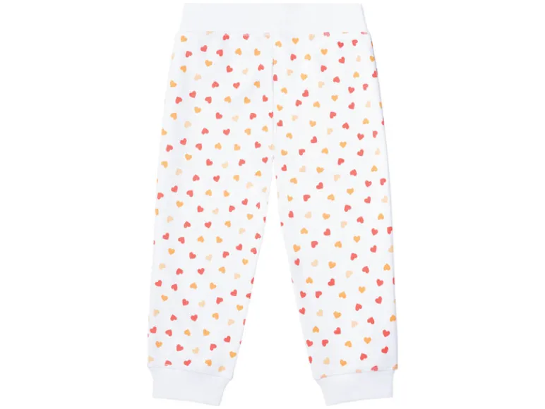 Meisjesjoggingbroek, 2 stuks, met hoog katoengehalte<lupilu® Best