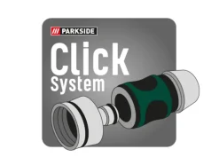Messing koppelingssysteem / messing 2-weg-verdelers<PARKSIDE® New