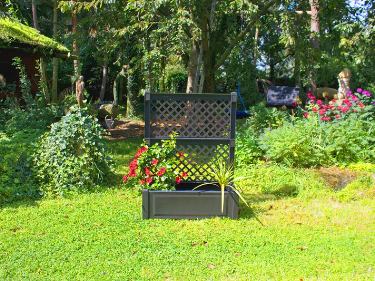 Plantenbak met klimrek<KHW Clearance