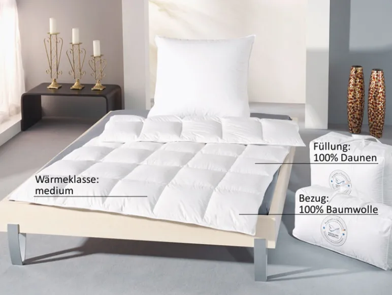 Premium donzen cassette dekbed medium<Sannwald Hot