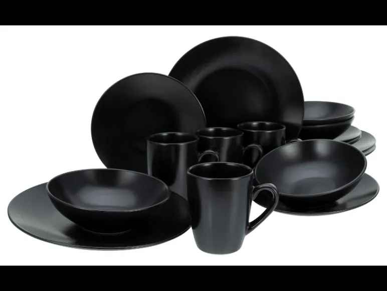 Serviesset Black Matt 16-delig<Creatable Best