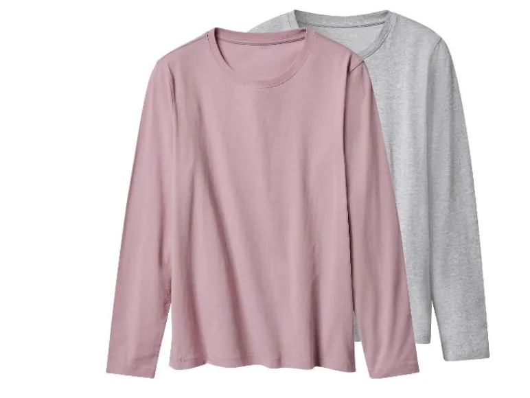 Set van 2 dames shirts met lange mouwen<esmara® Outlet