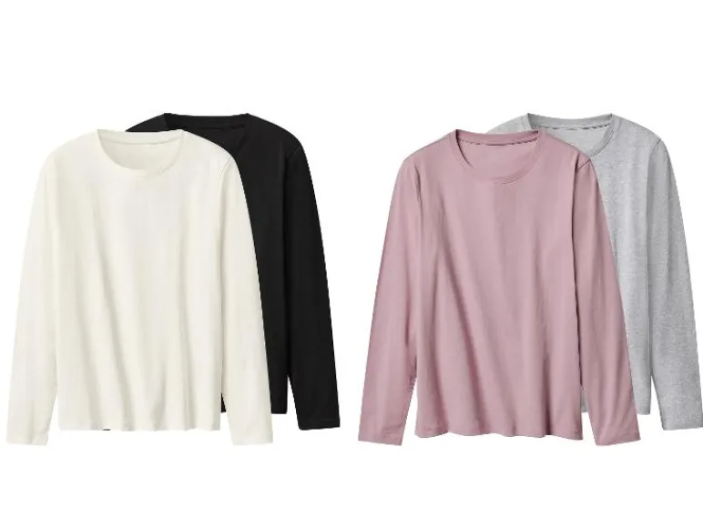 Set van 2 dames shirts met lange mouwen<esmara® Outlet