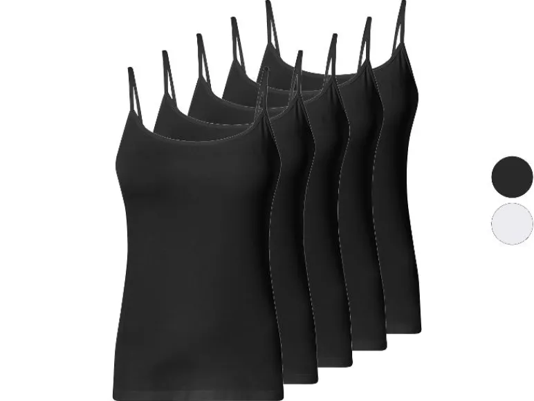 Set van 5 dames spaghettitops<esmara® Outlet