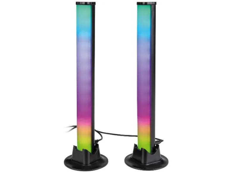 Set van 2 LED-bars met audiosensor<LIVARNO® Discount