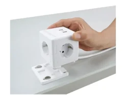 Stekkerdoos kubus met USB-aansluitingen<TRONIC® Hot