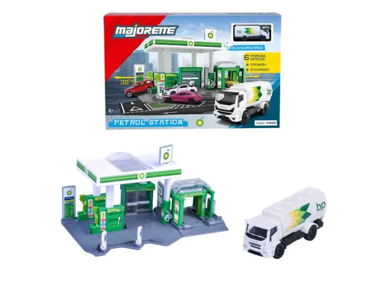 Tankstation met tankwagen<Majorette Best