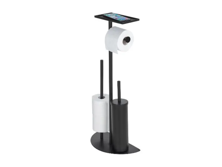 Toiletrolhouder met toiletborstel Cosenza<Wenko Discount