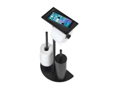 Toiletrolhouder met toiletborstel Cosenza<Wenko Discount