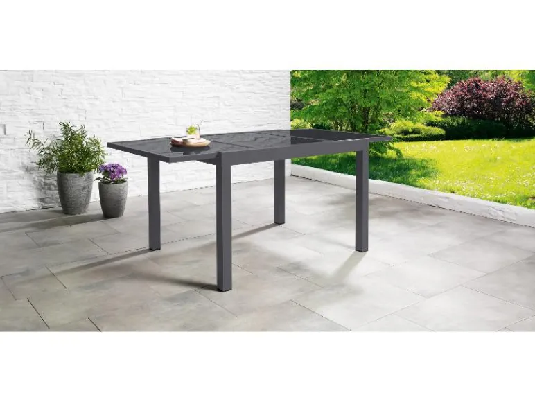 Uitschuifbare aluminium tuintafel Houston<LIVARNO home Outlet