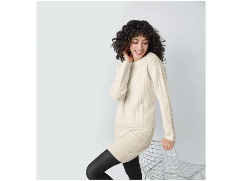 Vrouwen kabeltrui<esmara® Outlet