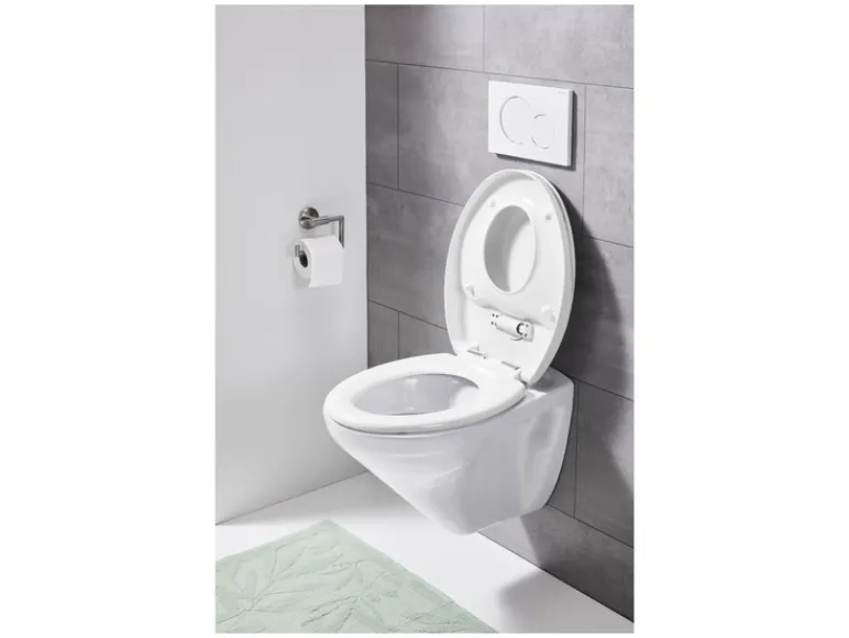 WC-zitting met geïntegreerde kinderzitting<LIVARNO home Clearance