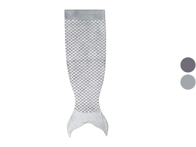 Zeemeermin deken 60 x 180 cm<LIVARNO® Best
